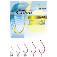 Крючок одинарный Cobra CAPITAL сер.131R №6