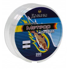 Леска моно Волжанка Метеор Морская 200м/0.18мм 2.64кг цв. голубой
