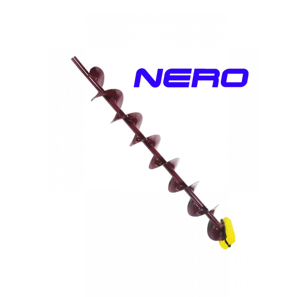 Шнек(правое вращение)"NERO" 180мм под дрель(шуруповерт) через адаптер L (шнека) -0,5м; L(трансп)-1,05м; L(бурения)-1,0м; m=2,6кг