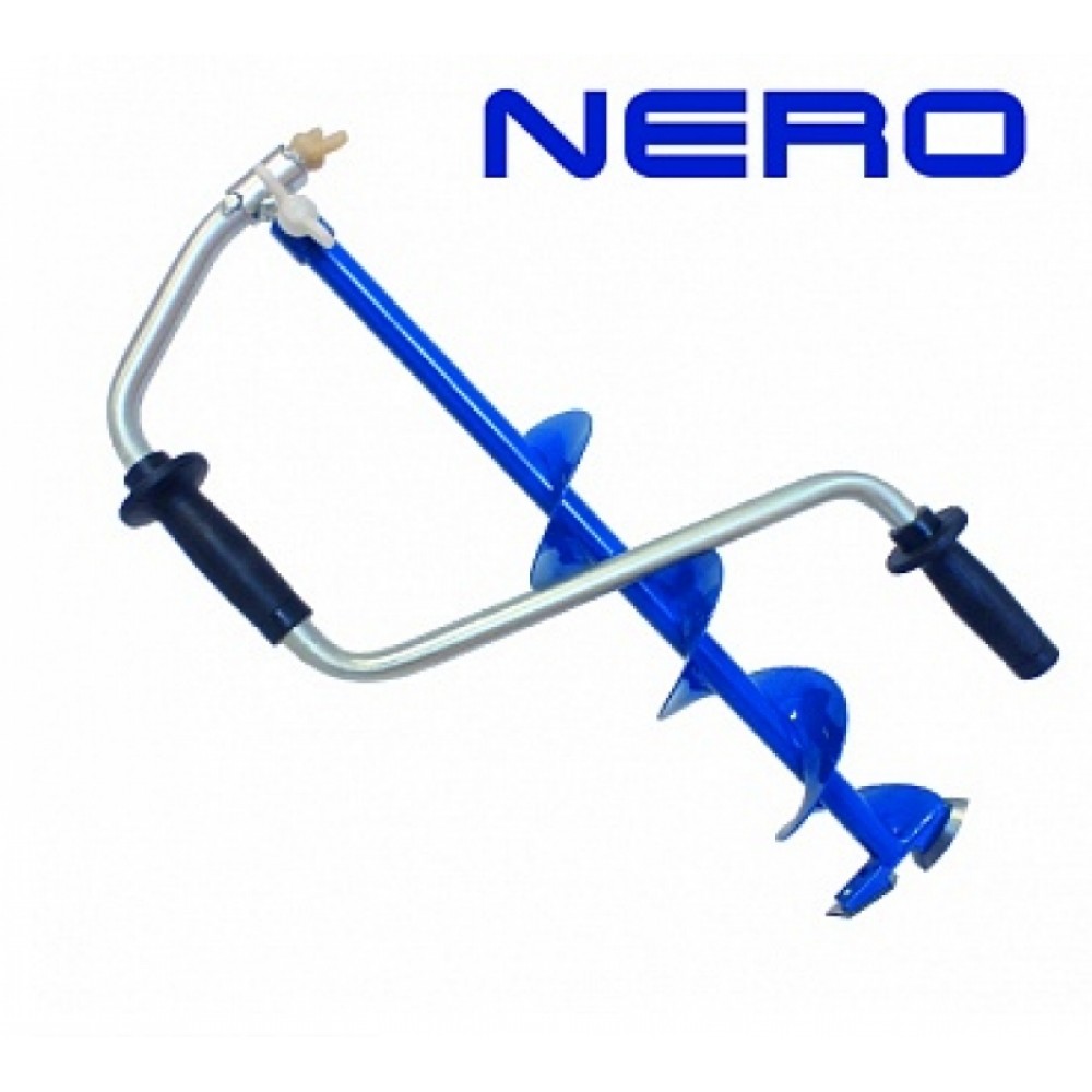 Ледобур Неро NERO-MINI-110Т телескопический L(шнека)-0.36м, L(транс.)-0.6м, L(бурения)-1м, m-2.2кг.